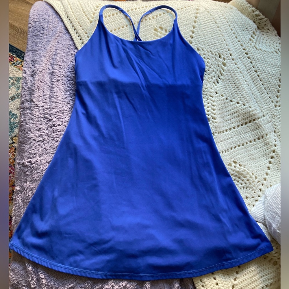 Exercise Dress w/ Built-In Biker Shorts